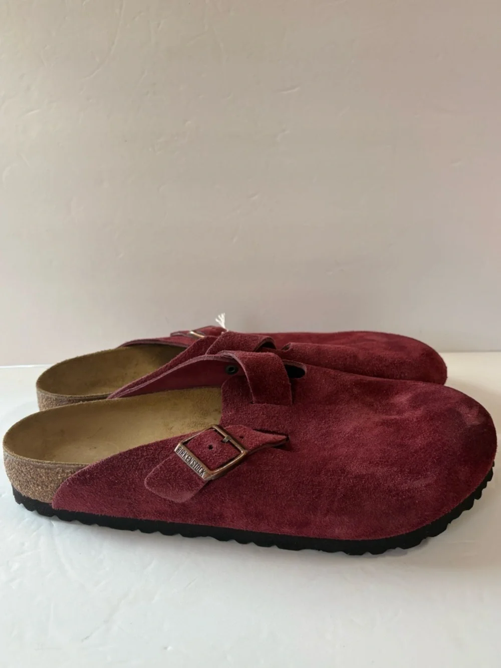 NWT Birkenstock Boston Suede Clog Size 44